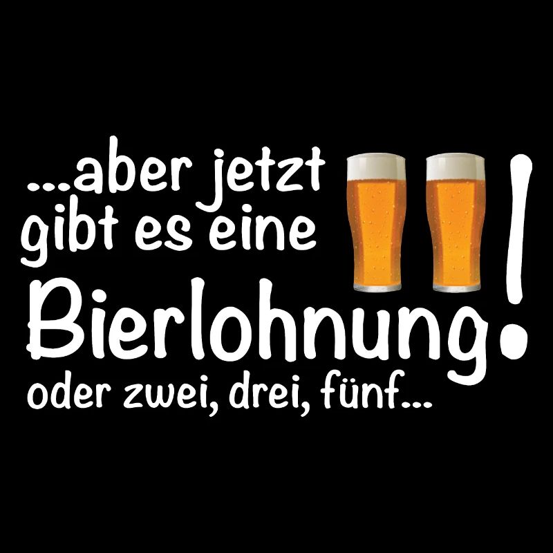 Eine Bierlohnung für harte Arbeit Bier