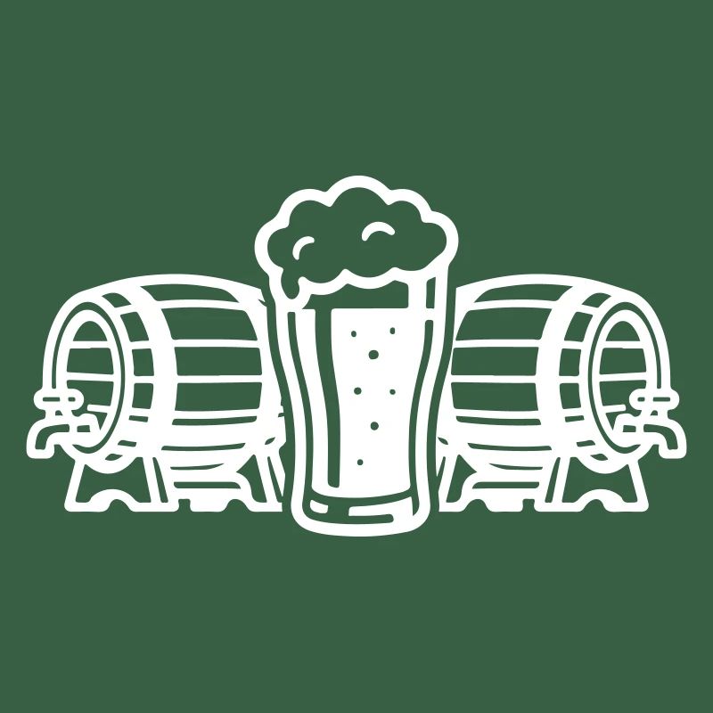 Bier Bierfass Bierglas