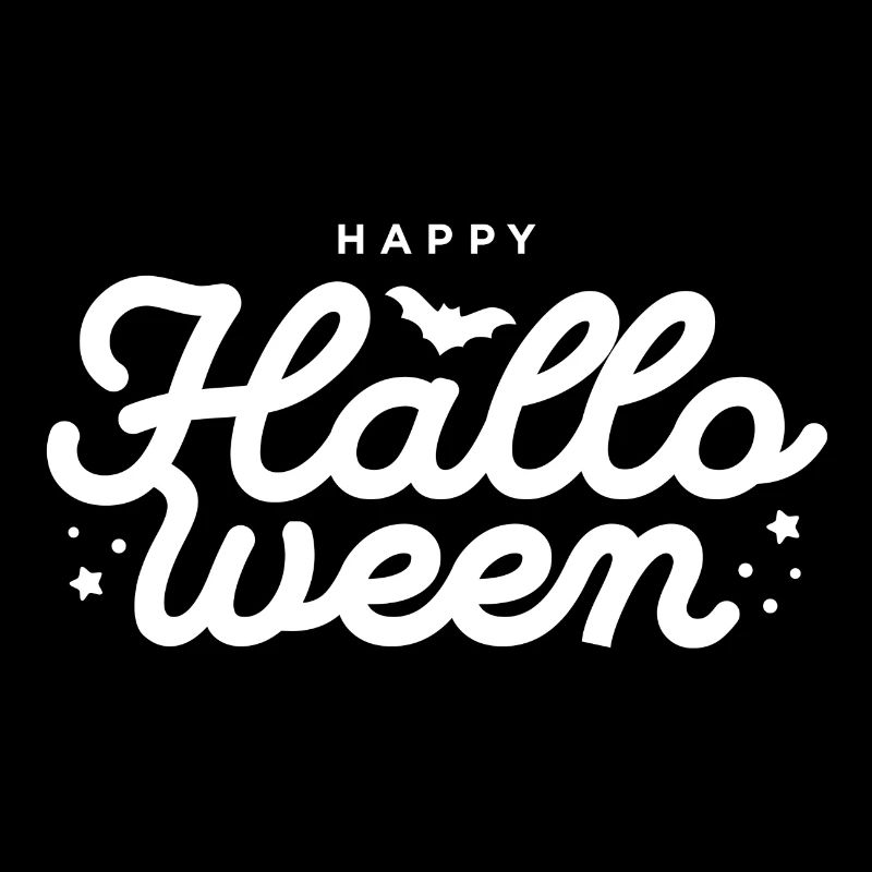 Conception de typographie de chauve-souris festive d’Halloween
