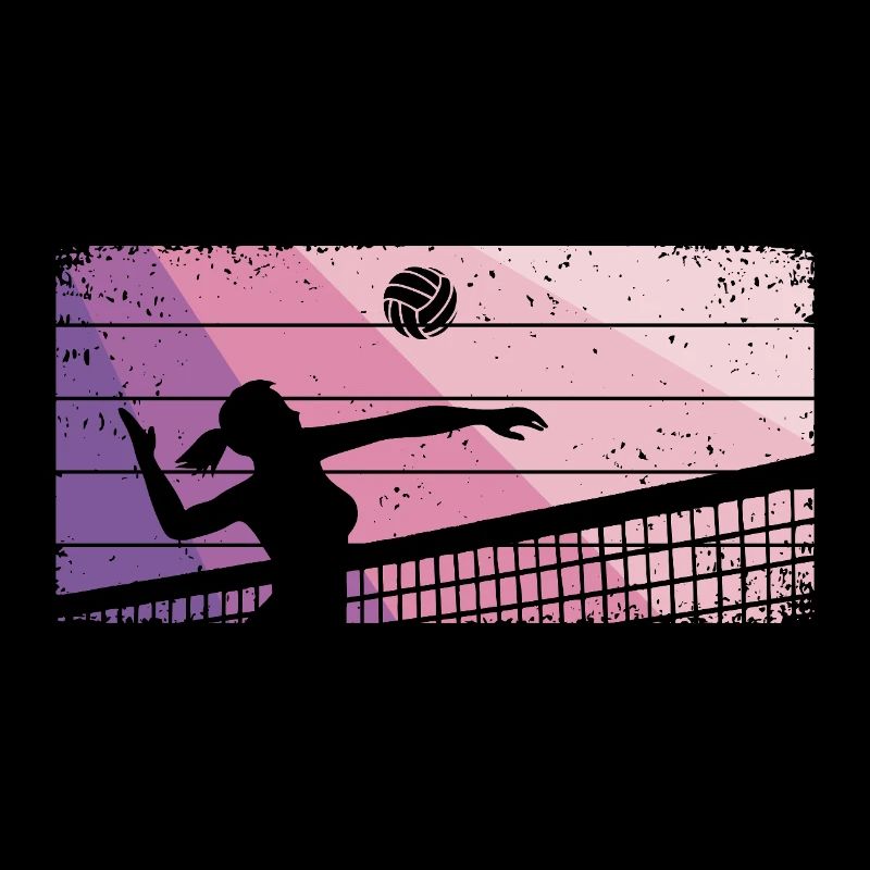 Joueuse de volley-ball de beach-volley féminin