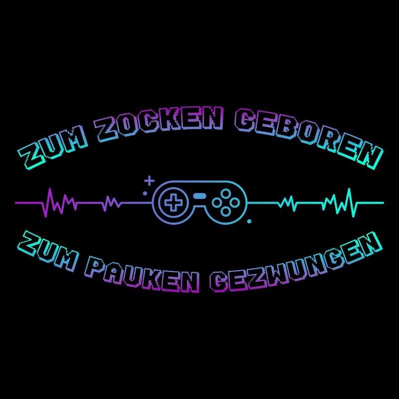 Zocken Geboren Neon Controller