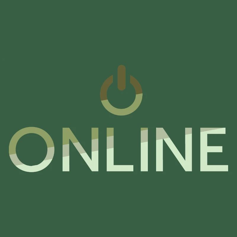 online lettering - On Button active