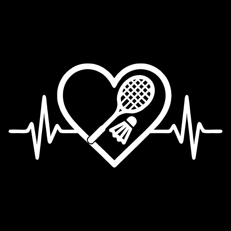 Badminton Herz