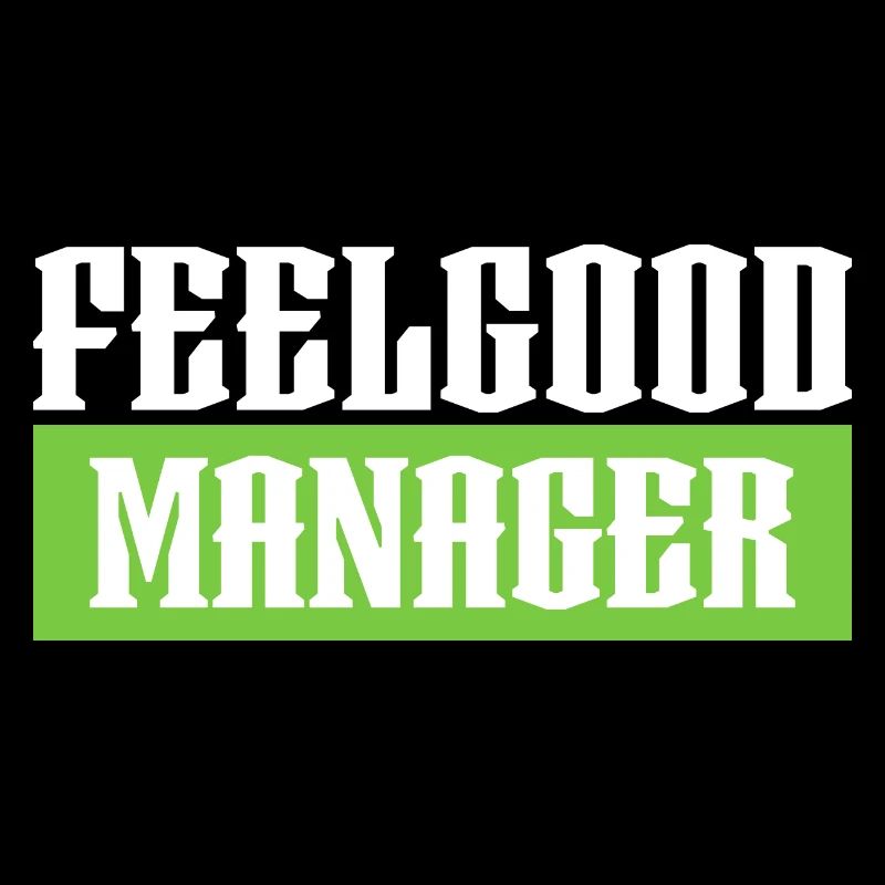 Feelgood manager green tshirt schwarz