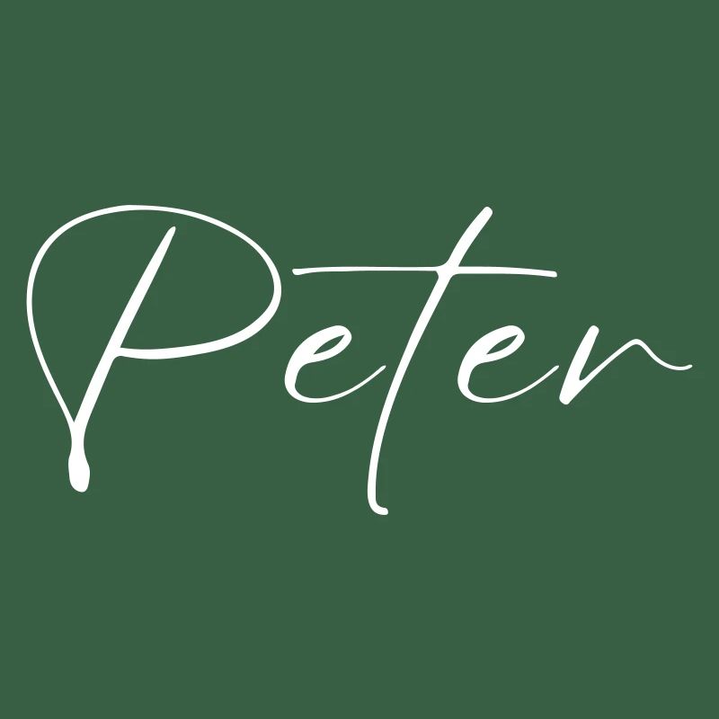 Peter Name T-Shirt Gift for Men