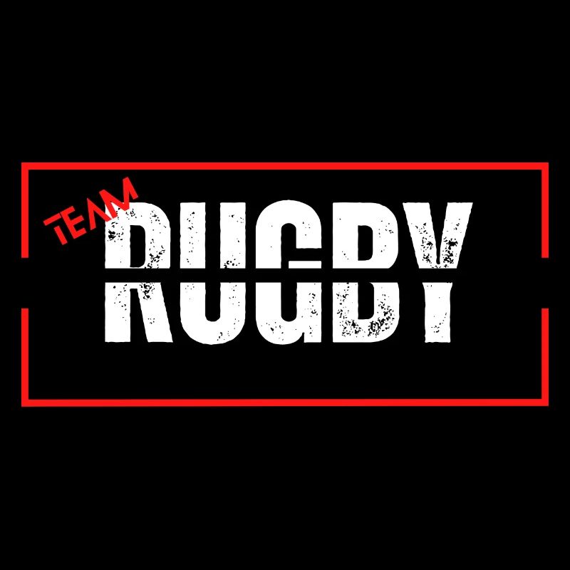 Mannschaft Rugby Rot