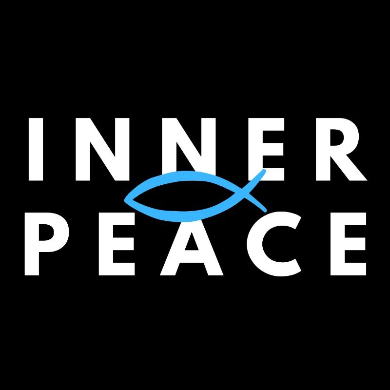 Inner Peace Ichthys Christian Meditation Tee