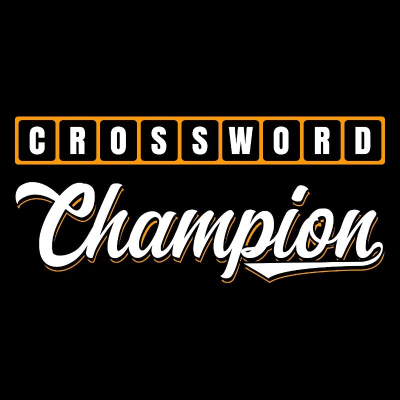 Conception typographique de Champion des mots croisés