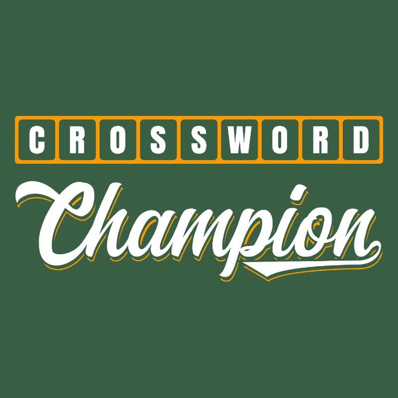 Conception typographique de Champion des mots croisés