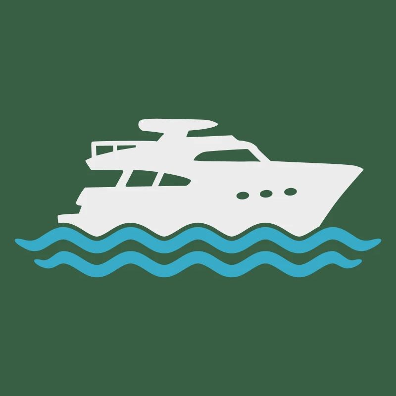 Yacht Silhouette Motorboot