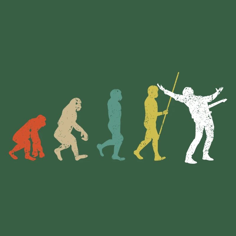 Vintage evolution guitar player