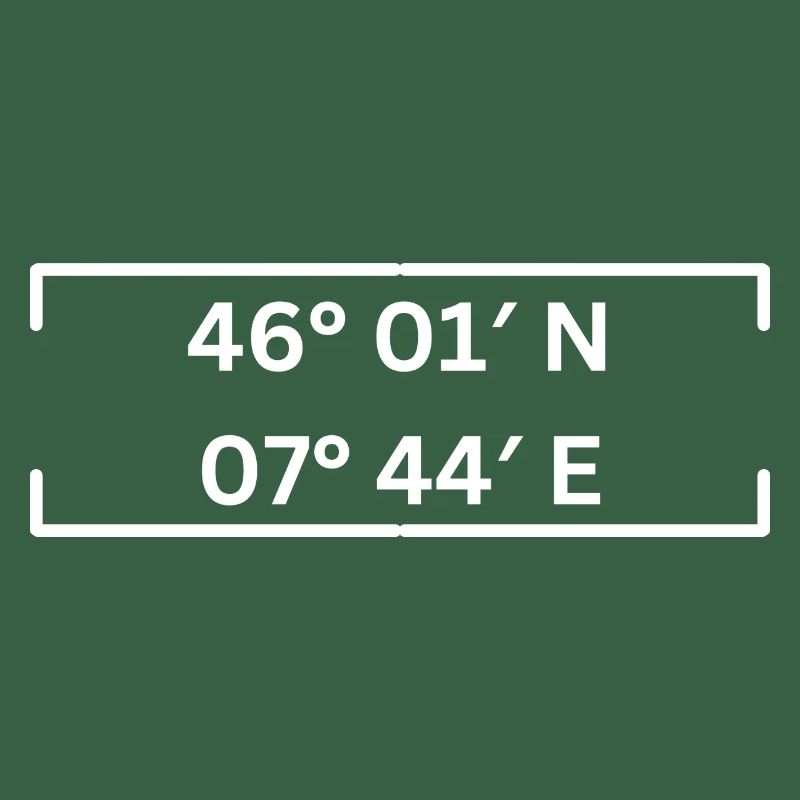 Coordinates Zermatt Minimalist