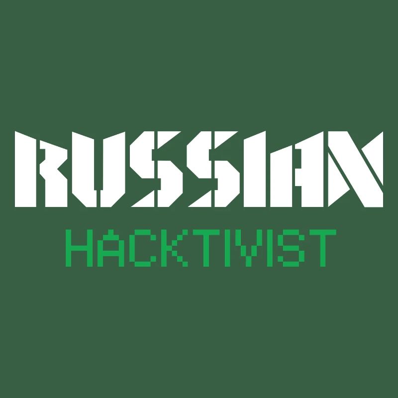 Conception de cybersécurité par hacktiviste russe