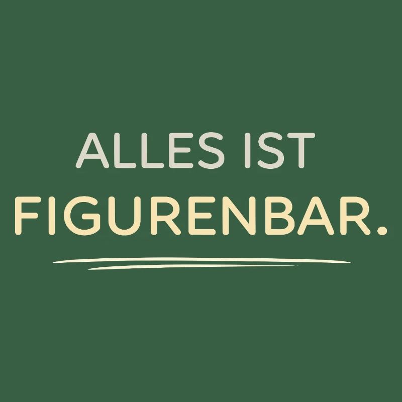 Tout est de l’art typographique de bar de figurines