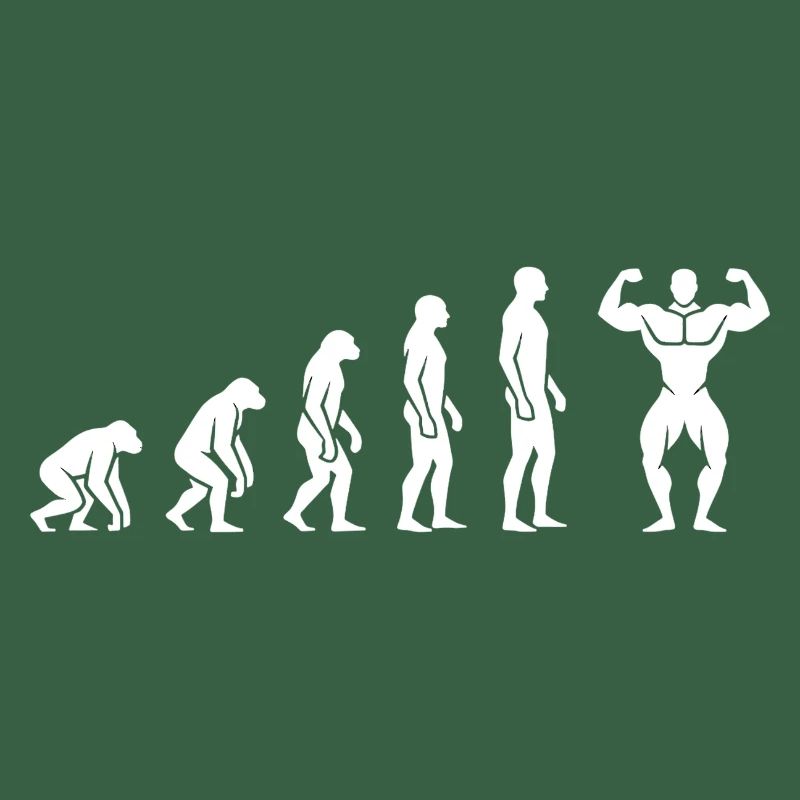 Evolution zum Bodybuilder – Fitness Motivation