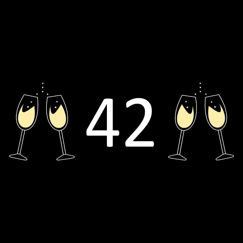 42e anniversaire 42 ans 42 ans numéro 42