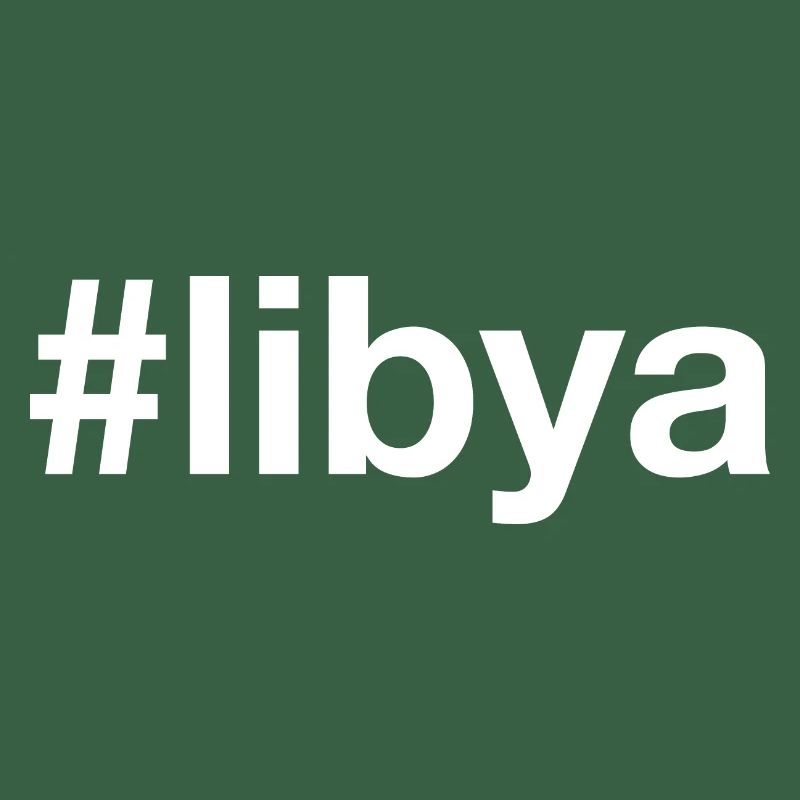 LIBYA Hashtag Libyen