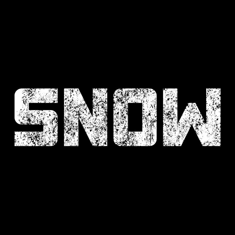 Quota de lettres majuscules de la structure givrée de neige