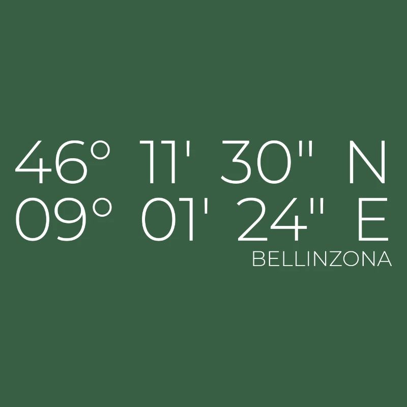 coordinates Bellinzona