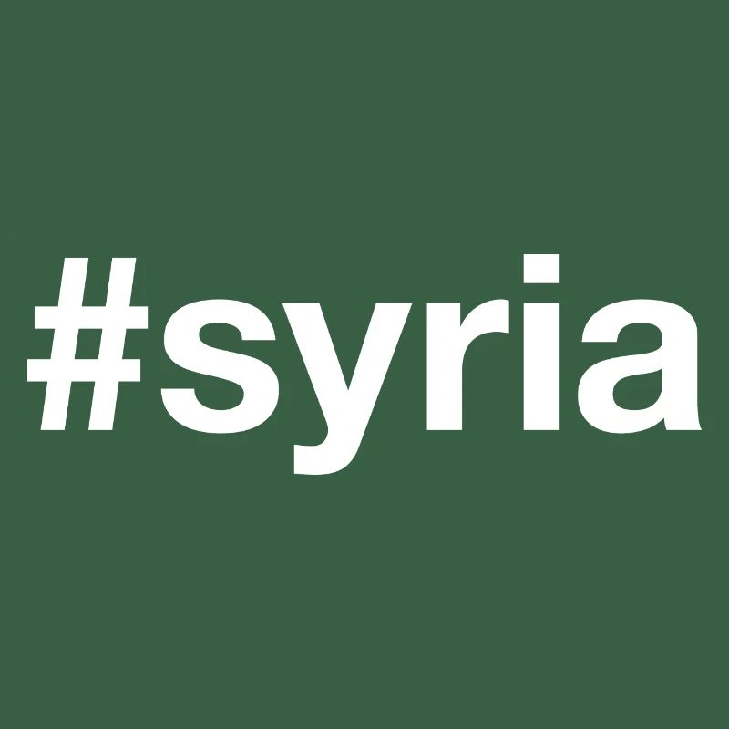 SYRIE Hashtag Syrien