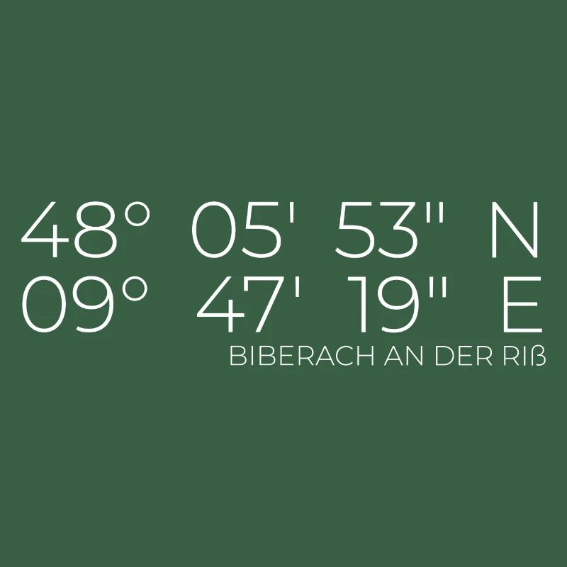 Coordinates Biberach an der Riß