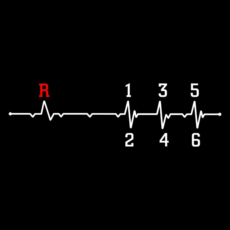 R Heartbeat Rhythm Conception de la ligne ECG