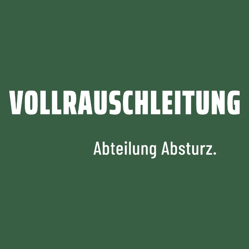 Vollrauschleitung. Abteilung Absturz. Pegelfest.