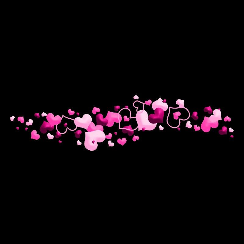 Pink Hearts Love Connection