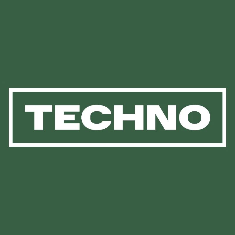 Techno-Musik-Logo-Design