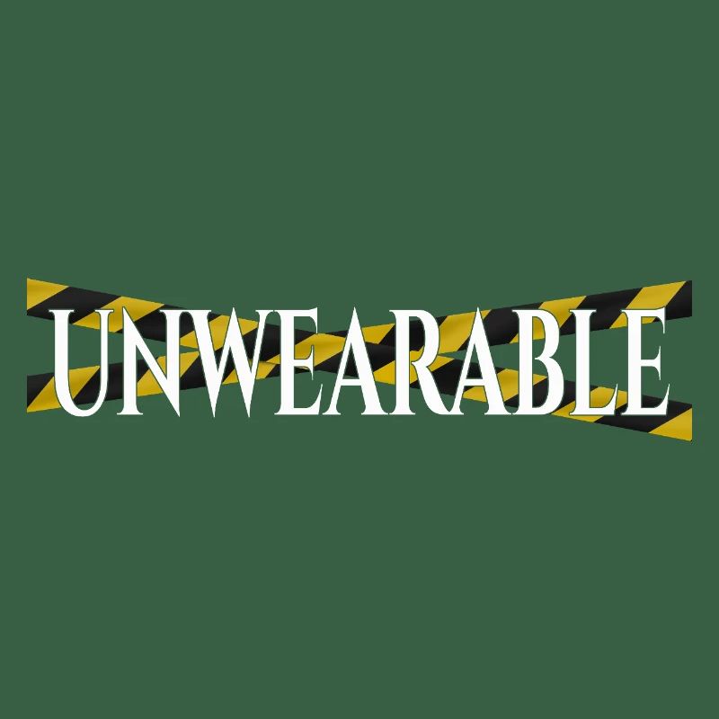 Untragbar – Statement-Design mit Warnband
