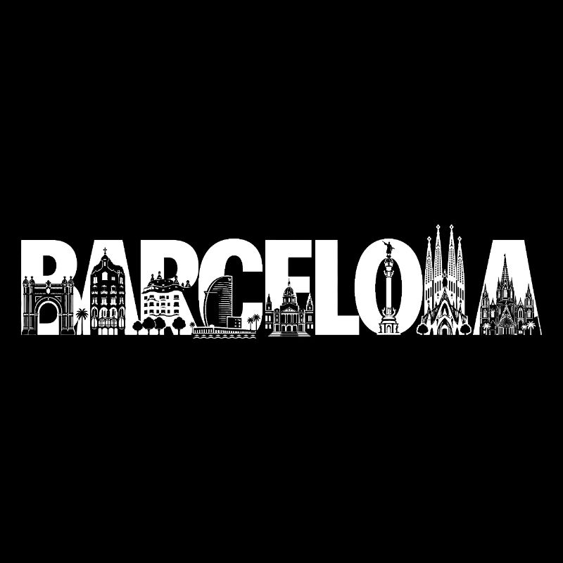 Barcelona Spanien Katalonien Sunset