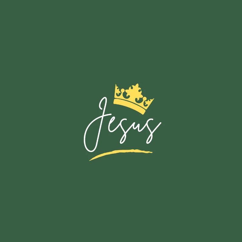 Jesus Crown Script Tee