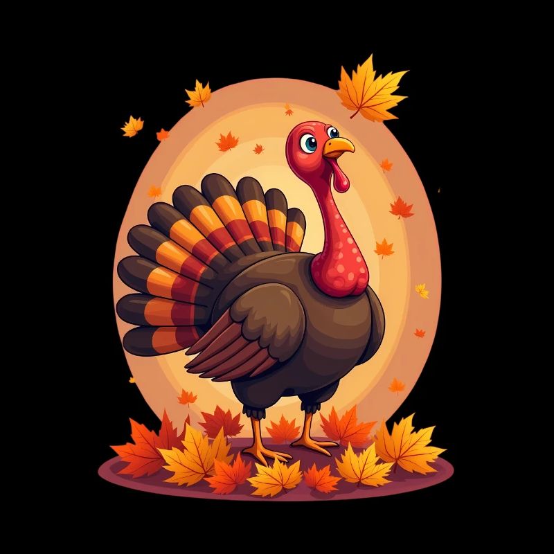 Thanksgiving Drôle Dinde de Thanksgiving