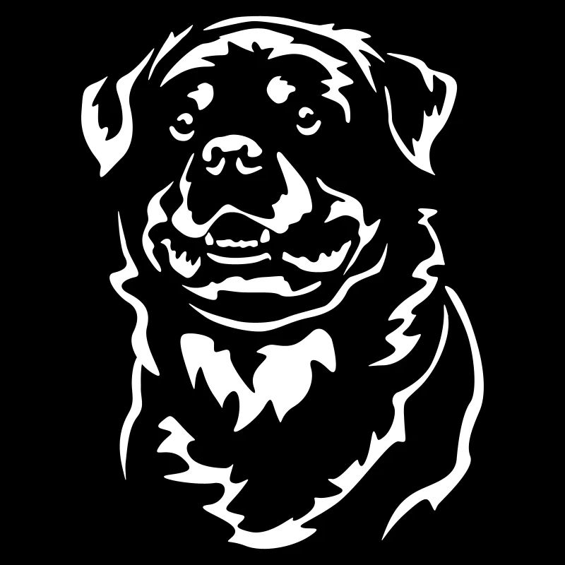 Rottweiler Head « Black Edition »