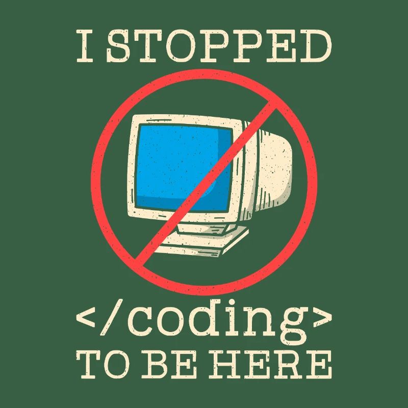 Programmer en train de coder drôle