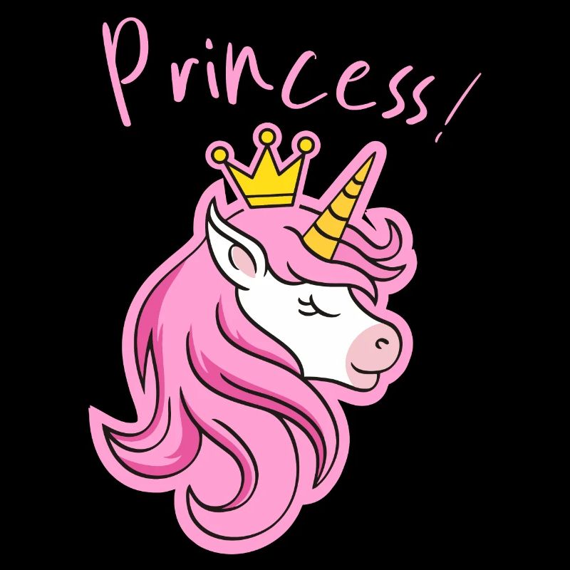 Majestueuse couronne de licorne imprimée