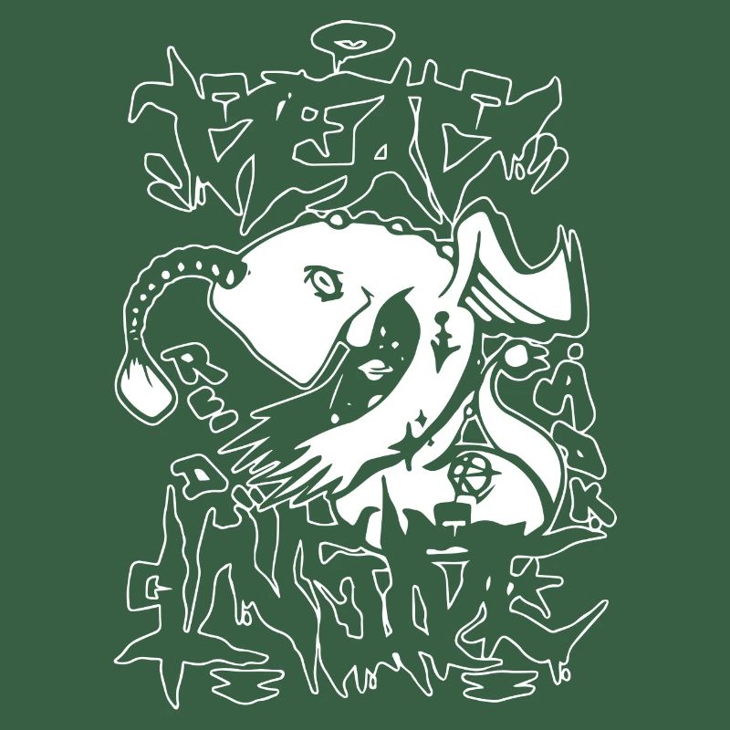 Conception de graffitis d’animaux rebelles