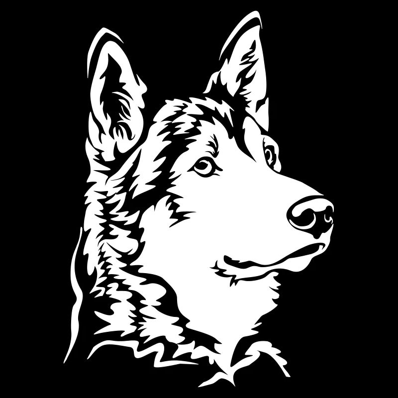 Tamaskan Head "Black Edition"