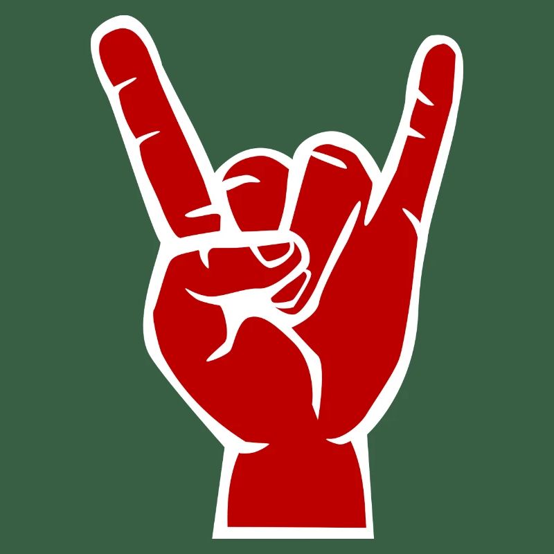 Devil's hand, Devil Rock cool metal symbol