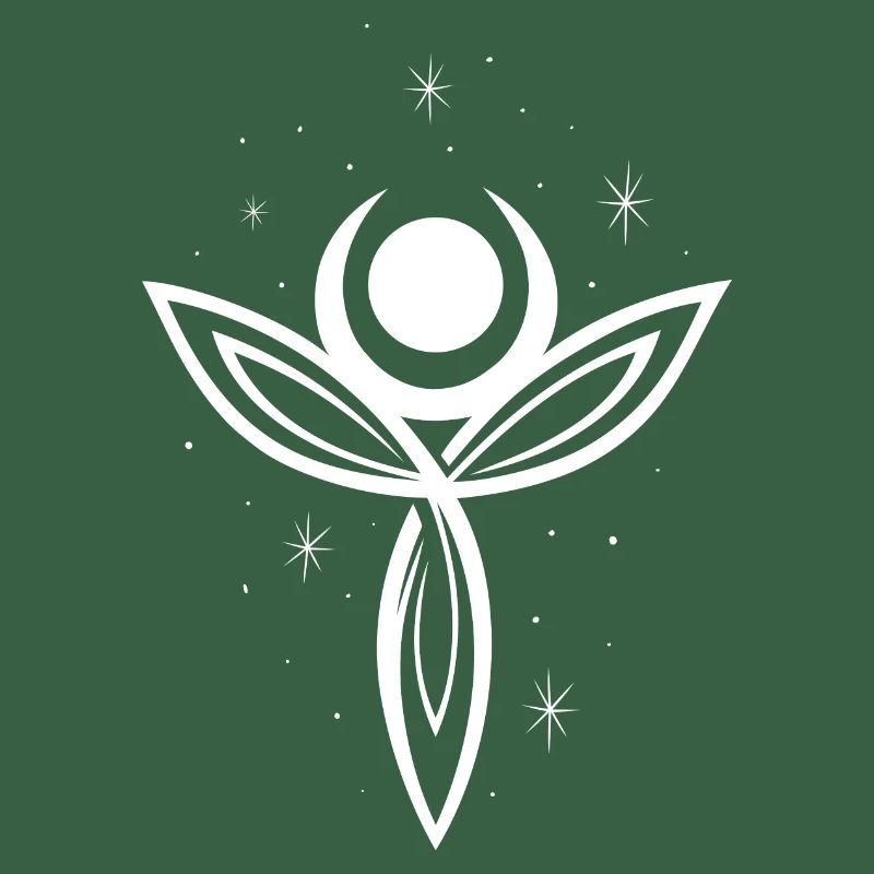 Déesse Lune Déesse Trinity Triquetra