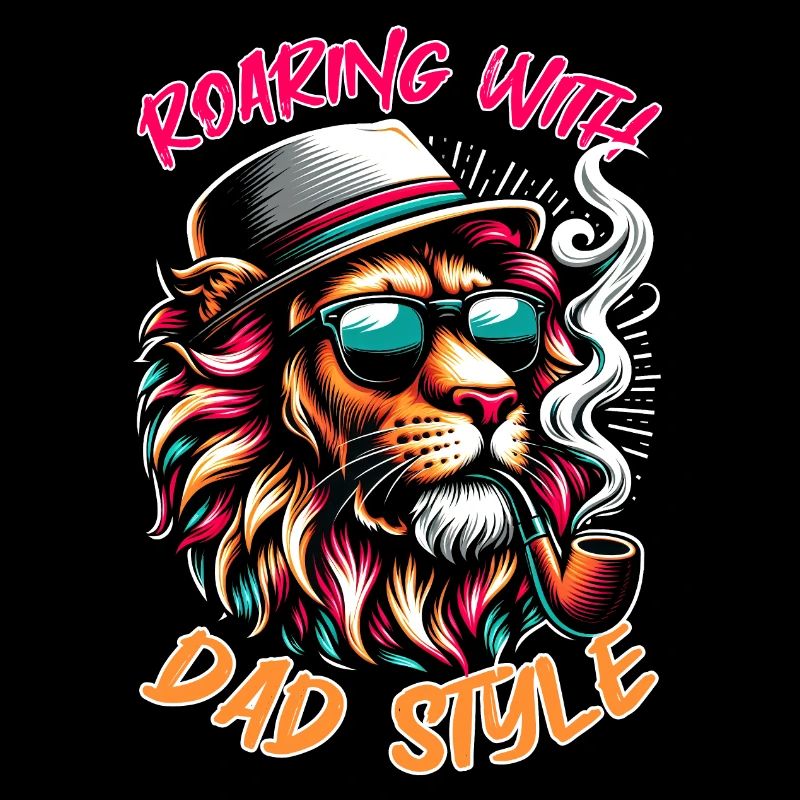 Rugir avec le style papa et les vibrations décontractées