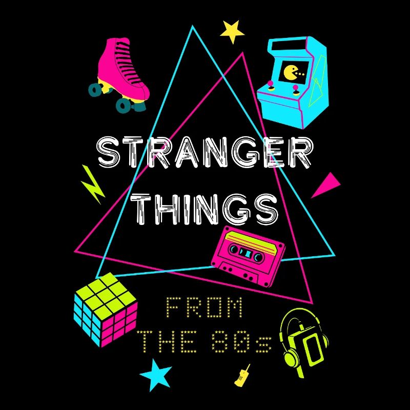 80er Neon Retro Gaming