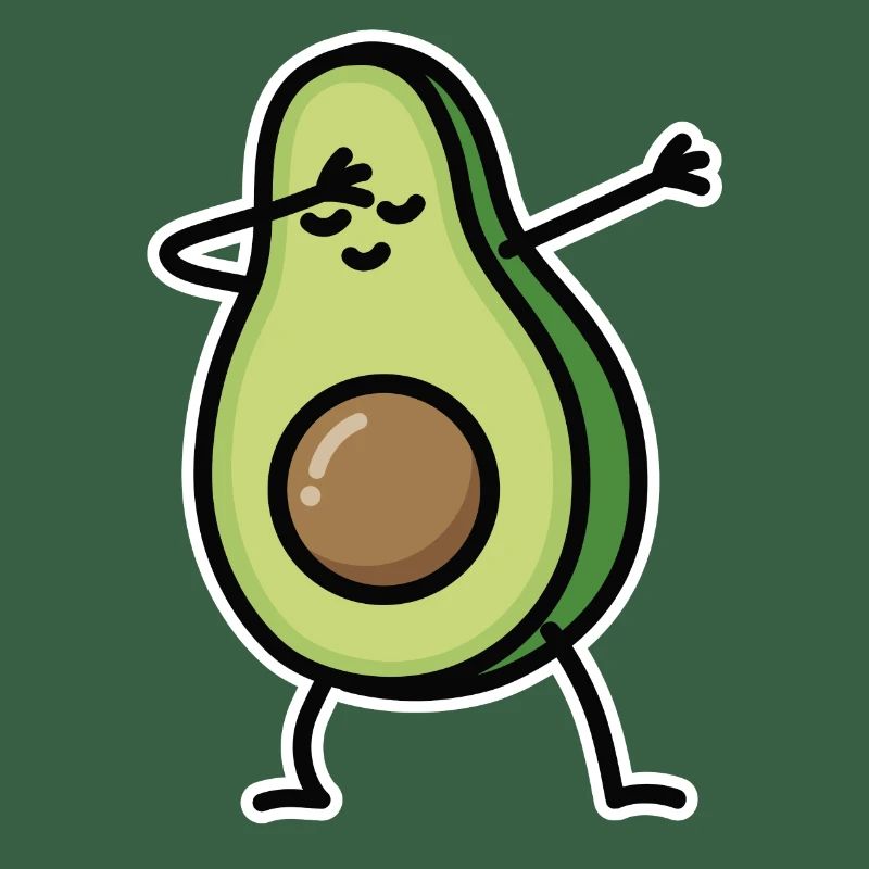 Avocado dab dabbing