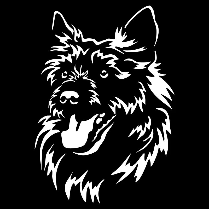 Tête de Norwich Terrier « Black Edition »