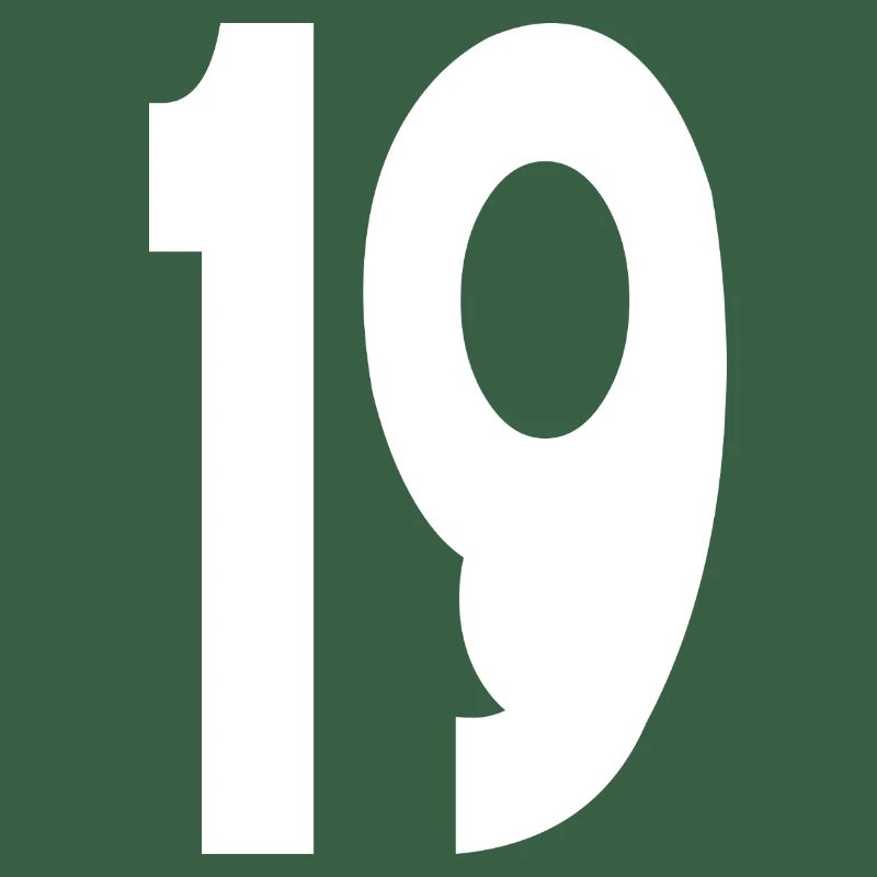 19 Nineteen Number 19