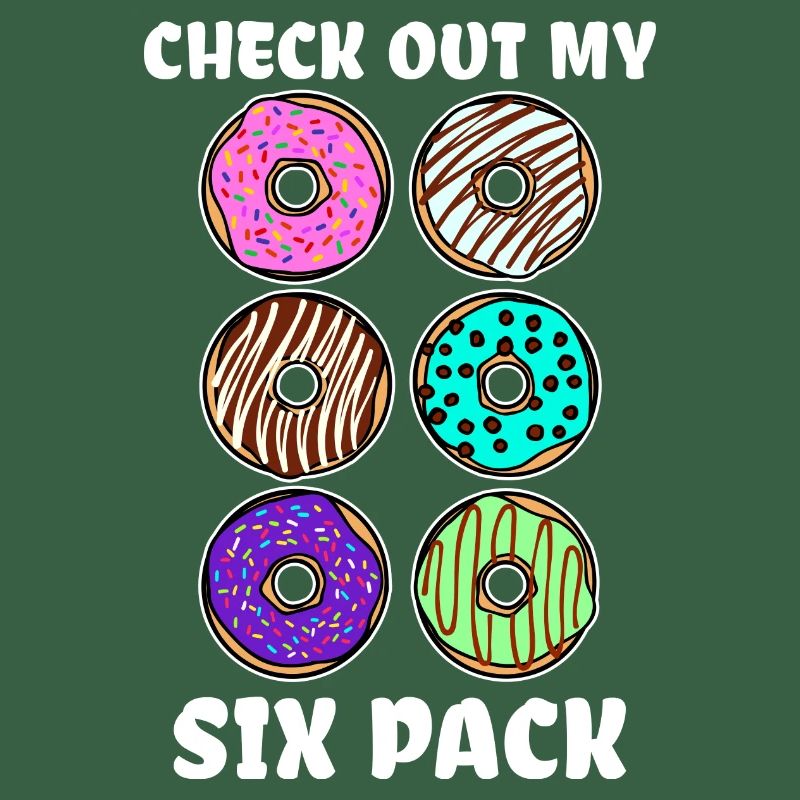 Funny statement donut candy snacking