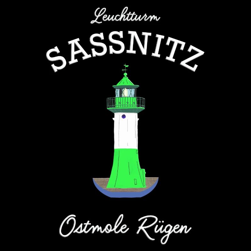 Ruegen, phare Sassnitz Ostmole, mer Baltique