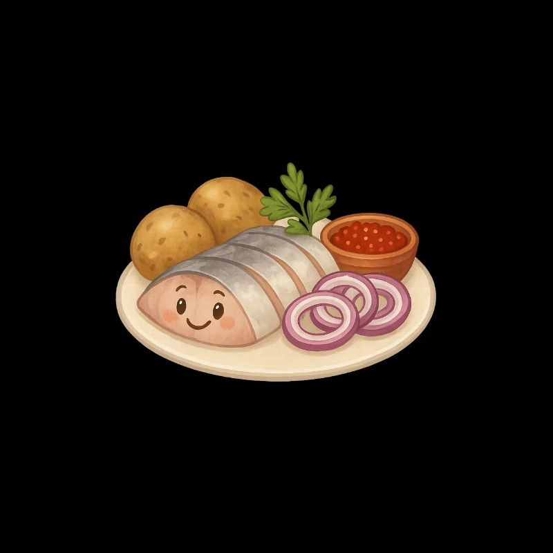 Hareng avec pommes de terre