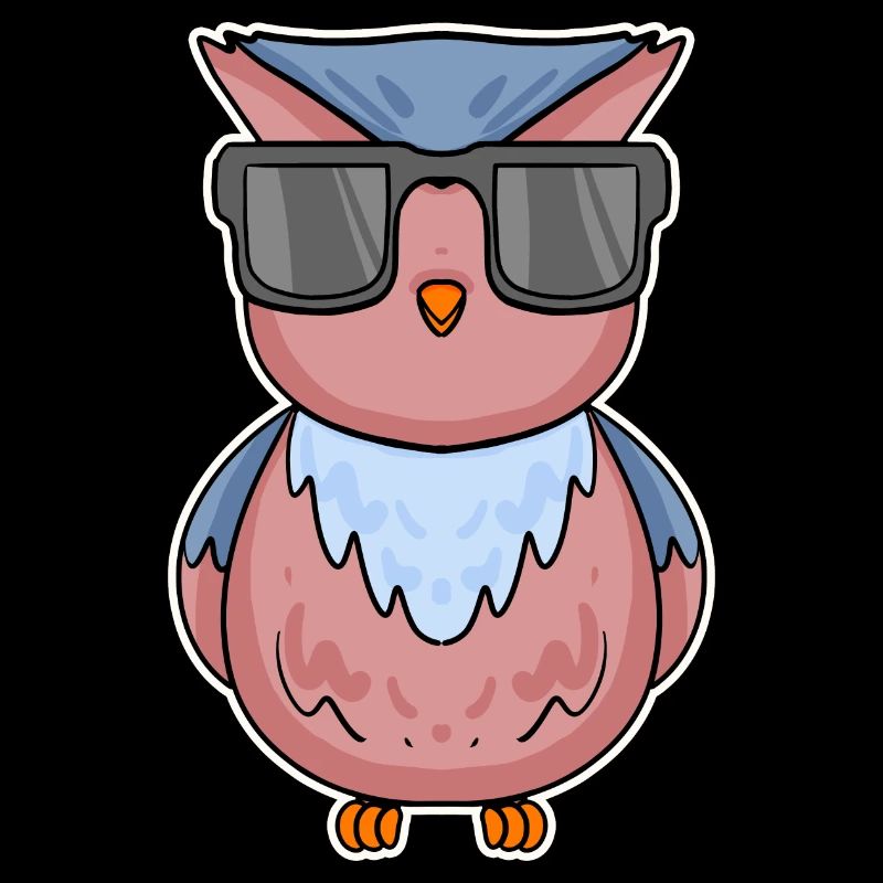 Eule mit Brille