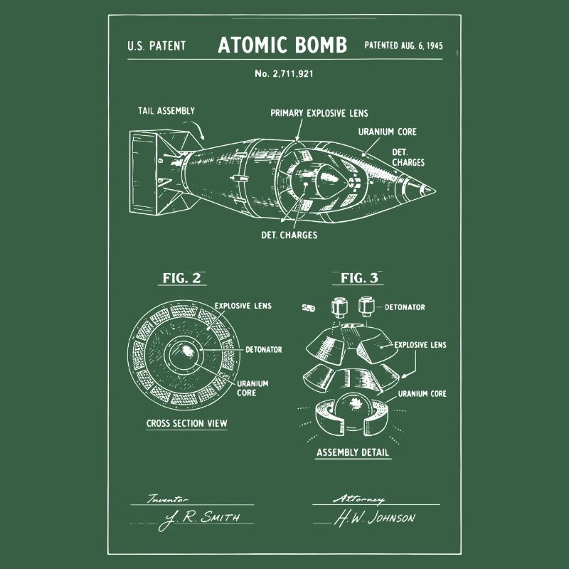 Esquisse du plan de la bombe atomique